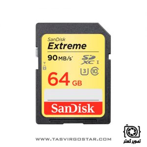 کارت حافظه سن دیسک SanDisk 64GB Extreme UHS-I SDHC