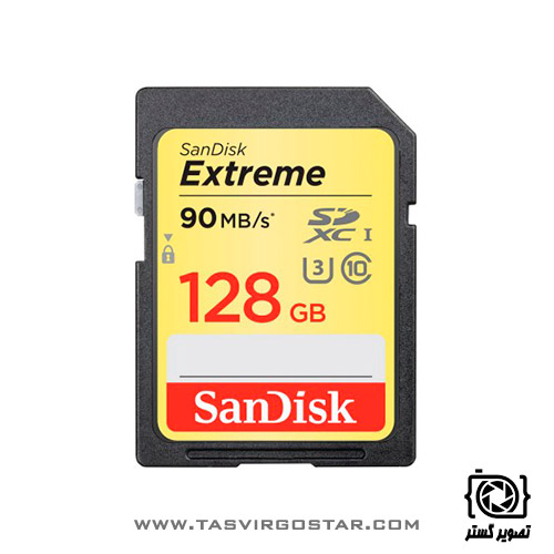 کارت حافظه سن دیسک SanDisk 128GB Extreme UHS-I SDHC