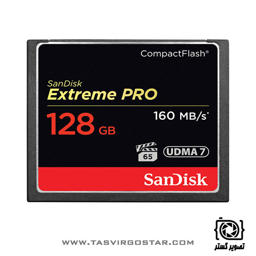کارت حافظه SanDisk 128GB Extreme Pro CF