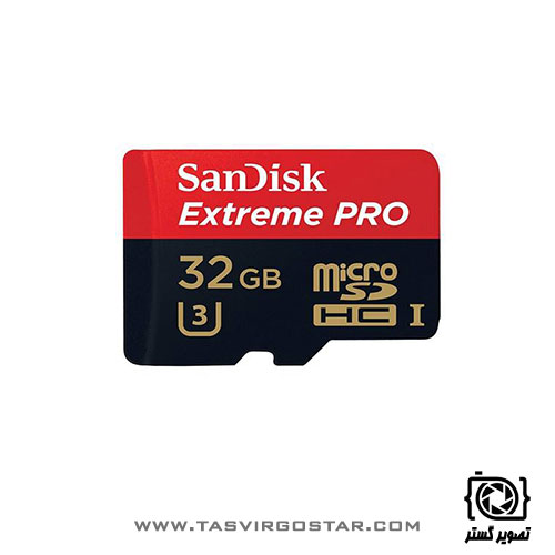 کارت حافظه SanDisk 32GB Extreme Pro UHS-I U3 microSDHC