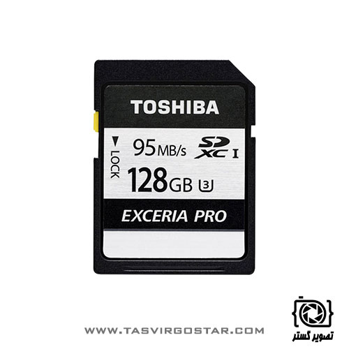 کارت حافظه SDXC توشیبا Exceria Pro N401 128GB UHS-I U3 Class 10