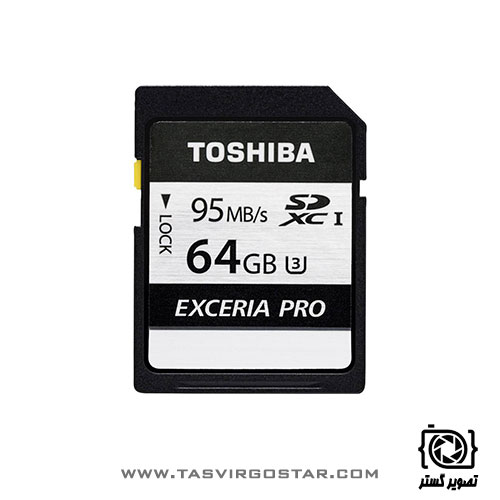 کارت حافظه SDXC توشیبا Exceria Pro N401 64GB UHS-I U3 Class 10